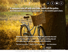 Tablet Screenshot of peerplatform.org